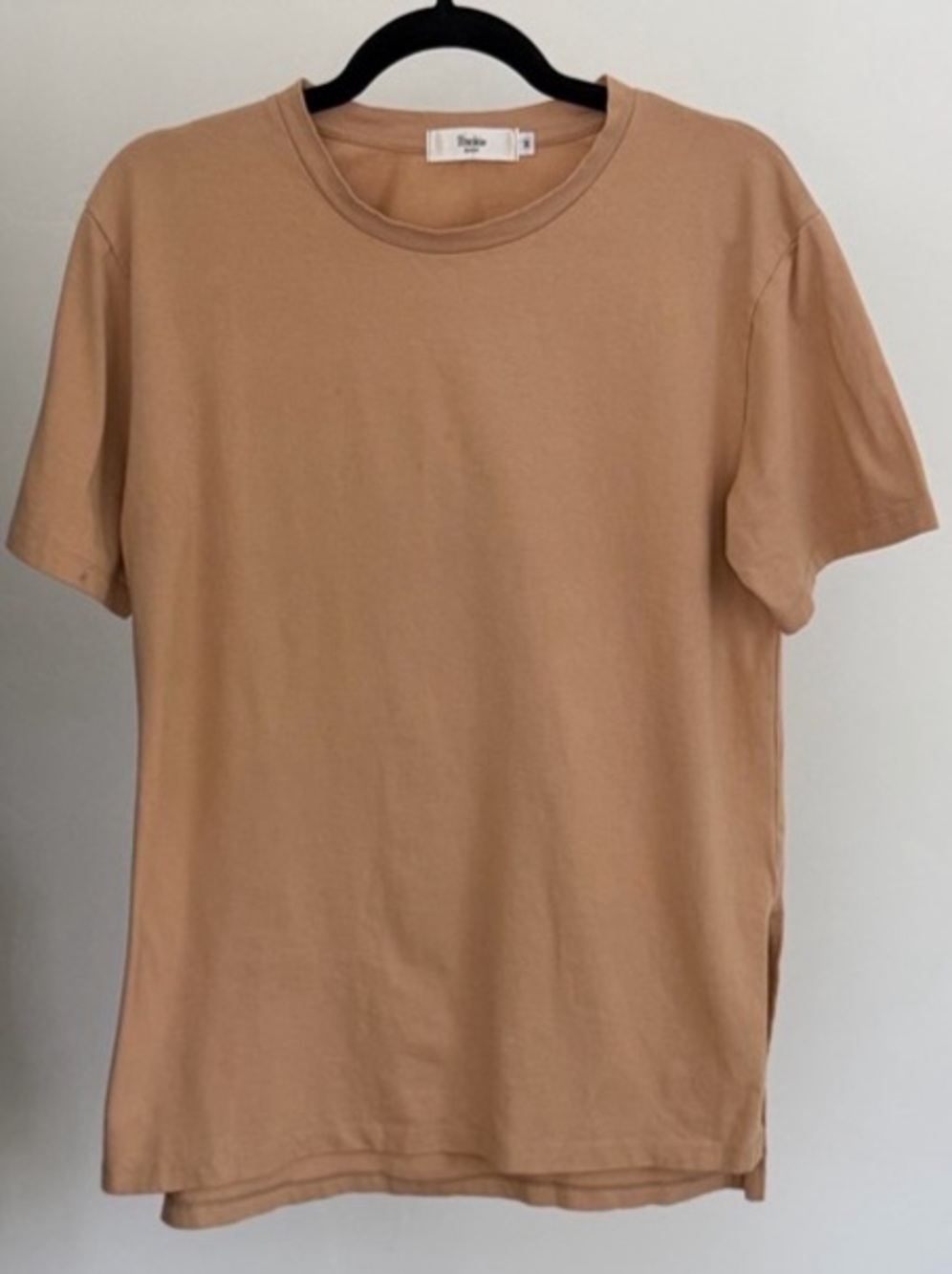 The Frankie Shop Short Sleeve Tee in Brown Size Medium